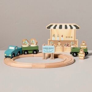 Hearth & Hand Magnolia Toy Farmer's Market Wooden Playset 21pc
